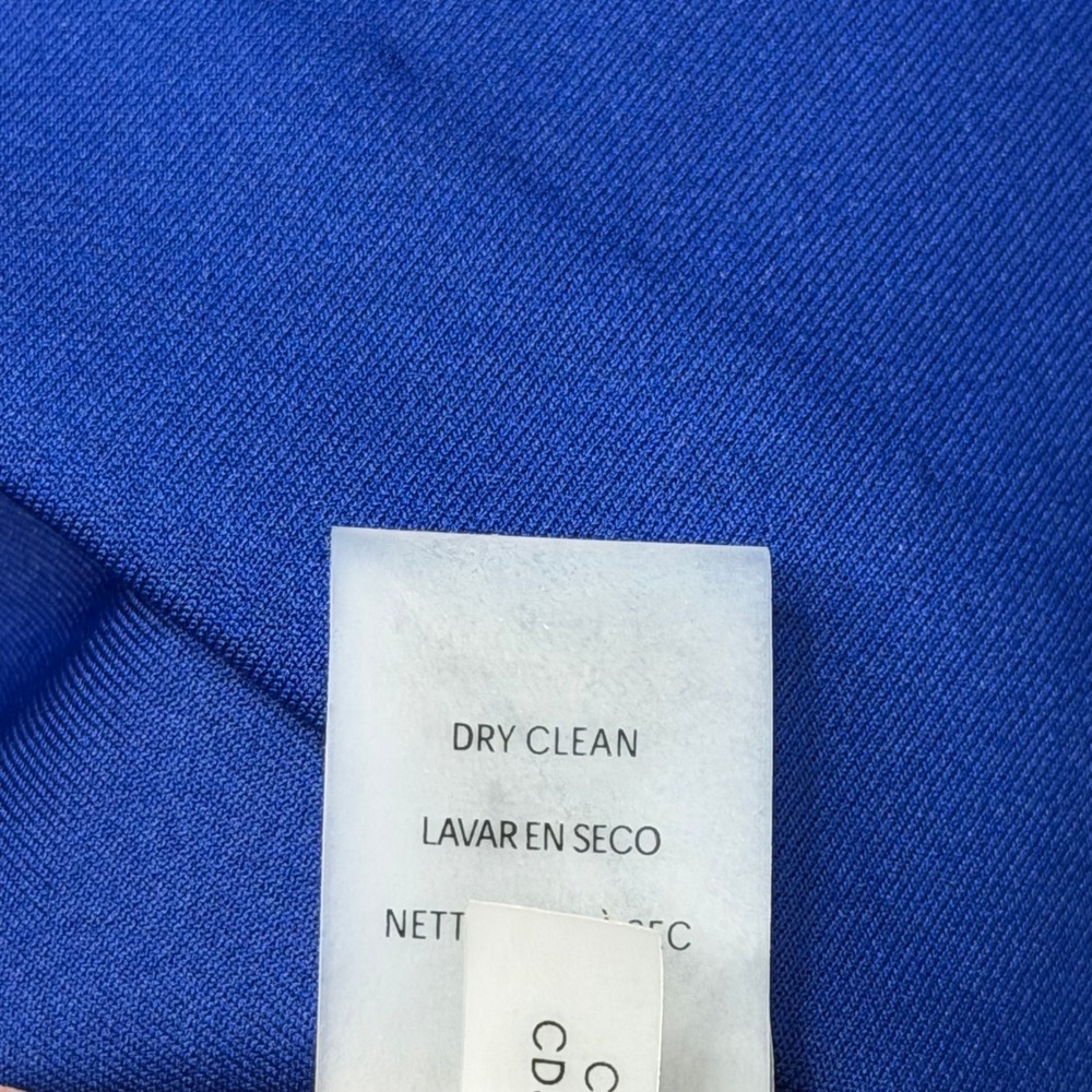 NWT Calvin Klein Blue Sleeveless Scuba Knit Sheath Dress Size 8 Cocktail Career - Picture 9 of 10